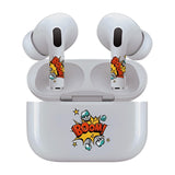 Jaspertronics™ AirSkins - Stylish & Durable Decals for AirPods 4, Boom Design Earbuds & Case Skin, Scratch-Resistant, Precision Fit, Wireless Charging Friendly, Easy Application - 58 Designs Available