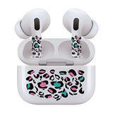 Jaspertronics™ AirSkins - Stylish & Durable Decals for AirPods Pro & Pro 2, Colorful Leopard Print Design Earbuds & Case Skin, Scratch-Resistant, Precision Fit, Wireless Charging Friendly, Easy Application - 58 Designs Available