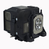 Jaspertronics™ Original ELP-LP77 Lamp & Housing for Epson Projectors - 1 Year Warranty