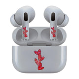 Jaspertronics™ AirSkins - Stylish & Durable Decals for AirPods Pro & Pro 2, Hearts Design Earbuds & Case Skin, Scratch-Resistant, Precision Fit, Wireless Charging Friendly, Easy Application - 58 Designs Available