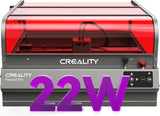 Creality Falcon2 Pro 22W Laser Engraver - High Power Desktop Diode Laser Cutter with Integrated Enclosure, Camera, Air Assist, 500mm/s Speed for Wood, Acrylic, and Metal