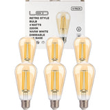 ST19-Decorative-Amber-4W-2200K-6PK