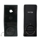 Dalton Z10 Smart Lock - WiFi Deadbolt with Built-In Camera, Visual Intercom, Biometric Fingerprint, PIN Code, Key, & App Access, 10,000mAh Battery, Anti-Pry Alarm - Black