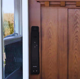 Dalton P90 Smart Lock - 3D Face & Finger Vein Recognition, Biometric Fingerprint, WiFi, PIN Code, IC Card, Key & App Access, Alexa/Google Compatible, Anti-Pry Alarm, Durable Aluminum Alloy - Black