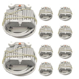 10 Pack of GX9.5 GY9.5 Lamp Holder M-123 - High Power 1200W Stage Light Socket, Heat Resistant Lamp Base for Moving Head, Xenon, and Halogen Lamps with 30cm Cable, Aluminum Alloy Shell - 250V 8A