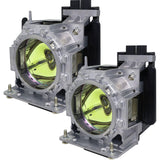 AL™ Series Lamp & Housing TwinPack for The Panasonic PT-DZ110XE Projector - 90 Day Warranty