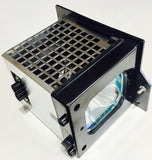 Jaspertronics™ OEM Lamp & Housing for The Hitachi 60V710 TV with Philips bulb inside - 1 Year Warranty