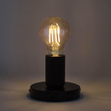 Jaspertronics™ A19 Vintage Edison LED Filament Bulbs, E26 Base, 4W 40W Equivalent, 360 Lumens, 2200K Warm White, Dimmable, Pack of 8