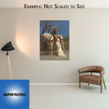 A Knight and his Lady by Andy Thomas - Canvas Open Edition - 16 x 13