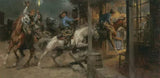 A Knock at the Door by Andy Thomas - Canvas Open Edition - 9 x 18