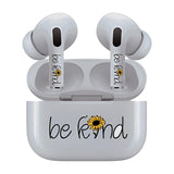 AirSkins - Stylish & Durable Decals for AirPods Pro & Pro 2, Be Kind Design Earbuds & Case Skin, Scratch-Resistant, Precision Fit, Wireless Charging Friendly, Easy Application - 58 Designs Available