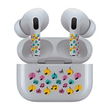 AirSkins - Stylish & Durable Decals for AirPods Pro & Pro 2, Colorful Tunes Design Earbuds & Case Skin, Scratch-Resistant, Precision Fit, Wireless Charging Friendly, Easy Application - 58 Designs Available