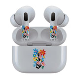 AirSkins - Stylish & Durable Decals for AirPods Pro & Pro 2, Flowers Design Earbuds & Case Skin, Scratch-Resistant, Precision Fit, Wireless Charging Friendly, Easy Application - 58 Designs Available
