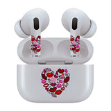 AirSkins - Stylish & Durable Decals for AirPods Pro & Pro 2, Heart Lips Design Earbuds & Case Skin, Scratch-Resistant, Precision Fit, Wireless Charging Friendly, Easy Application - 58 Designs Available