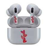 AirSkins - Stylish & Durable Decals for AirPods Pro & Pro 2, Hearts Design Earbuds & Case Skin, Scratch-Resistant, Precision Fit, Wireless Charging Friendly, Easy Application - 58 Designs Available