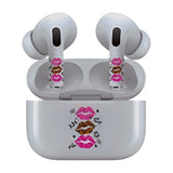 AirSkins - Stylish & Durable Decals for AirPods Pro & Pro 2, Leopard Print Lips Design Earbuds & Case Skin, Scratch-Resistant, Precision Fit, Wireless Charging Friendly, Easy Application - 58 Designs Available