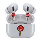 AirSkins - Stylish & Durable Decals for AirPods Pro & Pro 2, LoliPop Design Earbuds & Case Skin, Scratch-Resistant, Precision Fit, Wireless Charging Friendly, Easy Application - 58 Designs Available