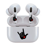 AirSkins - Stylish & Durable Decals for AirPods 3, Love Symbol Design Earbuds & Case Skin, Scratch-Resistant, Precision Fit, Wireless Charging Friendly, Easy Application - 58 Designs Available