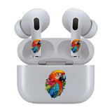 AirSkins - Stylish & Durable Decals for AirPods Pro & Pro 2, Parrot Design Earbuds & Case Skin, Scratch-Resistant, Precision Fit, Wireless Charging Friendly, Easy Application - 58 Designs Available