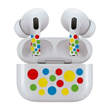AirSkins - Stylish & Durable Decals for AirPods 3, Polka Dot Design Earbuds & Case Skin, Scratch-Resistant, Precision Fit, Wireless Charging Friendly, Easy Application - 58 Designs Available