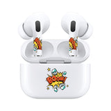 AirSkins - Stylish & Durable Decals for AirPods 4, Boom Design Earbuds & Case Skin, Scratch-Resistant, Precision Fit, Wireless Charging Friendly, Easy Application - 58 Designs Available