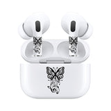 AirSkins - Stylish & Durable Decals for AirPods 3, Butterfly Tunes Design Earbuds & Case Skin, Scratch-Resistant, Precision Fit, Wireless Charging Friendly, Easy Application - 58 Designs Available