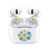 AirSkins - Stylish & Durable Decals for AirPods 4, Colorful Flowers Design Earbuds & Case Skin, Scratch-Resistant, Precision Fit, Wireless Charging Friendly, Easy Application - 58 Designs Available