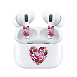AirSkins - Stylish & Durable Decals for AirPods 4, Heart Lips Design Earbuds & Case Skin, Scratch-Resistant, Precision Fit, Wireless Charging Friendly, Easy Application - 58 Designs Available