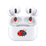 AirSkins - Stylish & Durable Decals for AirPods 4, Lady Bug Design Earbuds & Case Skin, Scratch-Resistant, Precision Fit, Wireless Charging Friendly, Easy Application - 58 Designs Available