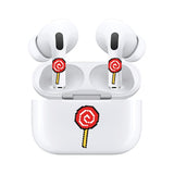 AirSkins - Stylish & Durable Decals for AirPods 3, LoliPop Design Earbuds & Case Skin, Scratch-Resistant, Precision Fit, Wireless Charging Friendly, Easy Application - 58 Designs Available