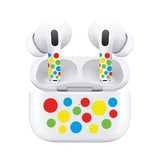 AirSkins - Stylish & Durable Decals for AirPods Pro & Pro 2, Polka Dot Design Earbuds & Case Skin, Scratch-Resistant, Precision Fit, Wireless Charging Friendly, Easy Application - 58 Designs Available