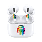AirSkins - Stylish & Durable Decals for AirPods 3, Rainbow Lips Design Earbuds & Case Skin, Scratch-Resistant, Precision Fit, Wireless Charging Friendly, Easy Application - 58 Designs Available