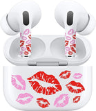 AirSkins - Stylish & Durable Decals for AirPods 3, Lips Design Earbuds & Case Skin, Scratch-Resistant, Precision Fit, Wireless Charging Friendly, Easy Application - 58 Designs Available