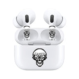 AirSkins - Stylish & Durable Decals for AirPods 3, Skeleton Gamer Design Earbuds & Case Skin, Scratch-Resistant, Precision Fit, Wireless Charging Friendly, Easy Application - 58 Designs Available