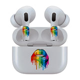 AirSkins - Stylish & Durable Decals for AirPods Pro & Pro 2, Rainbow Lips Design Earbuds & Case Skin, Scratch-Resistant, Precision Fit, Wireless Charging Friendly, Easy Application - 58 Designs Available