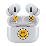 AirSkins - Stylish & Durable Decals for AirPods Pro & Pro 2, Smiley Face Design Earbuds & Case Skin, Scratch-Resistant, Precision Fit, Wireless Charging Friendly, Easy Application - 58 Designs Available