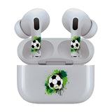 AirSkins - Stylish & Durable Decals for AirPods Pro & Pro 2, Soccer Ball Design Earbuds & Case Skin, Scratch-Resistant, Precision Fit, Wireless Charging Friendly, Easy Application - 58 Designs Available