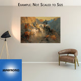 Ambush on the Bandit Trail by Andy Thomas - Canvas Giclee Limited Edition Signed & Numbered 350 - 20 x 30