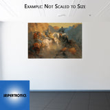 Ambush on the Bandit Trail by Andy Thomas - Canvas Giclee Limited Edition Signed & Numbered 350 - 20 x 30