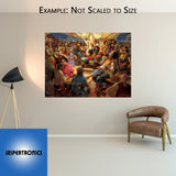...And The Band Played On by Andy Thomas - Canvas Giclee Limited Edition Artist Proof - 30 x 40