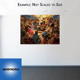 ...And The Band Played On by Andy Thomas - Canvas Giclee Limited Edition SN1000 - 21 x 28