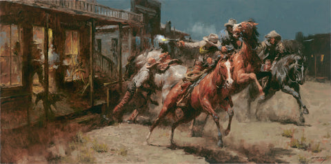 Bad Whiskey by Andy Thomas - Canvas Open Edition - 9 x 18