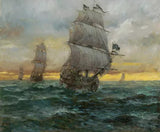 Black Bart's Fleet by Andy Thomas - Canvas Open Edition - 12 x 15