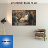 Callin' The Blue - Republican Presidents Playing Pool by Andy Thomas - Canvas Giclee Limited Edition Artist Proof - 24 x 36