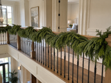 Christmas Classics Cedar Garland, 6 ft Artificial Christmas Greenery, Realistic Soft Cedar Branches for Mantel, Staircase & Holiday Decor