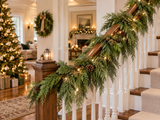 Christmas Classics Cedar Garland, 6 ft Artificial Christmas Greenery, Realistic Soft Cedar Branches for Mantel, Staircase & Holiday Decor
