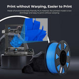 Creality Ender PLA+ Filament Blue, 1KG Spool (2.2lbs), 1.75mm Diameter, Compatible with 99% FDM 3D Printers, Strong Toughness, Clog-Free, Vacuum Packaged, High Precision, Eco-Friendly
