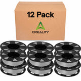 Creality Ender PLA+ Filament Gray 12 Pack of 1KG Spools, 1.75mm Diameter, Compatible with 99% FDM 3D Printers, Strong Toughness, Clog-Free, Vacuum Packaged, High Precision, Eco-Friendly