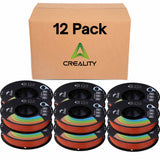Creality Ender PLA+ Filament Orange 12 Pack of 1KG Spools, 1.75mm Diameter, Compatible with 99% FDM 3D Printers, Strong Toughness, Clog-Free, Vacuum Packaged, High Precision, Eco-Friendly