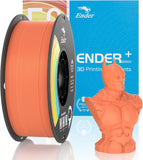 Creality Ender PLA+ Filament Orange, 1KG Spool (2.2lbs), 1.75mm Diameter, Compatible with 99% FDM 3D Printers, Strong Toughness, Clog-Free, Vacuum Packaged, High Precision, Eco-Friendly